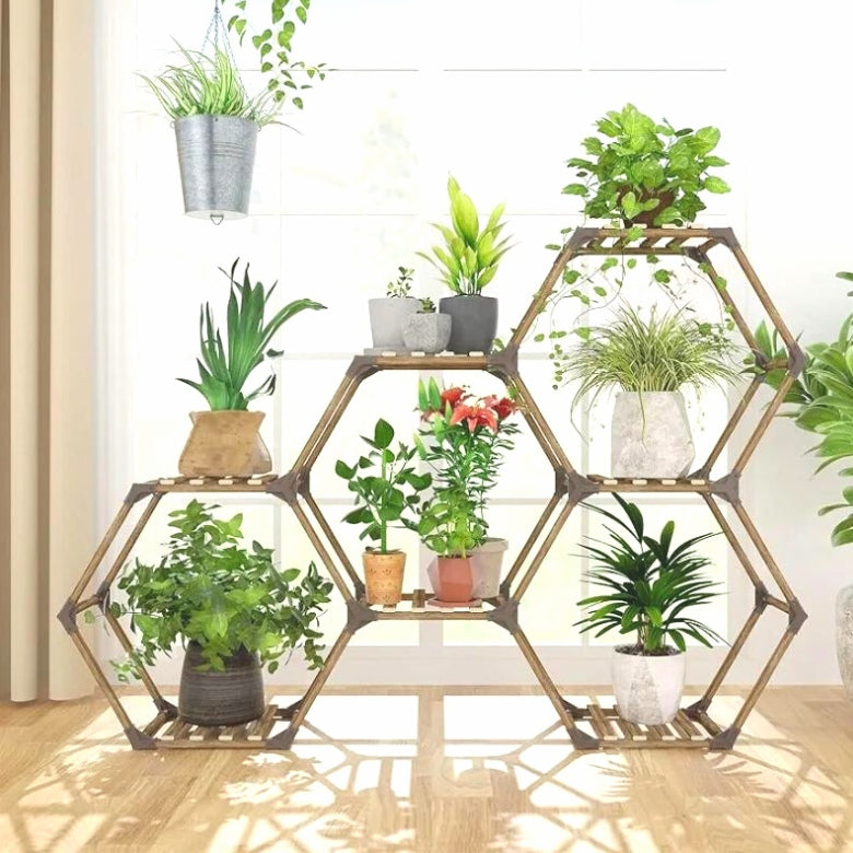 HEXAGONAL SHELF. MAKE YOUR HOME A BETTER PLACE TO LIVE!