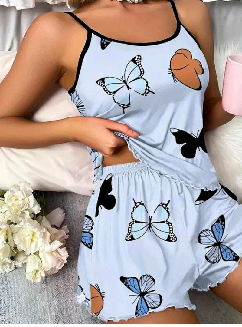 ALANA BUTTERFLIES PYJAMAS. COMFORT AND SENSUALITY IN YOUR BED!